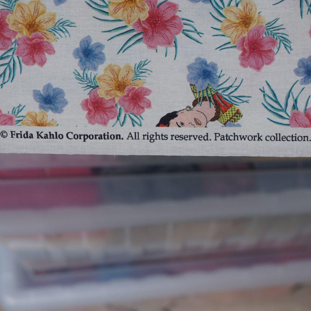 Baumwollstoff Motivdruck Frida Kahlo